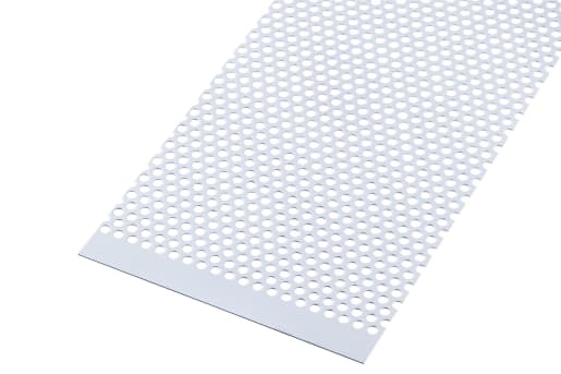 Wickes Metal Sheet Perforated Round Hole 4.0mm Anodised