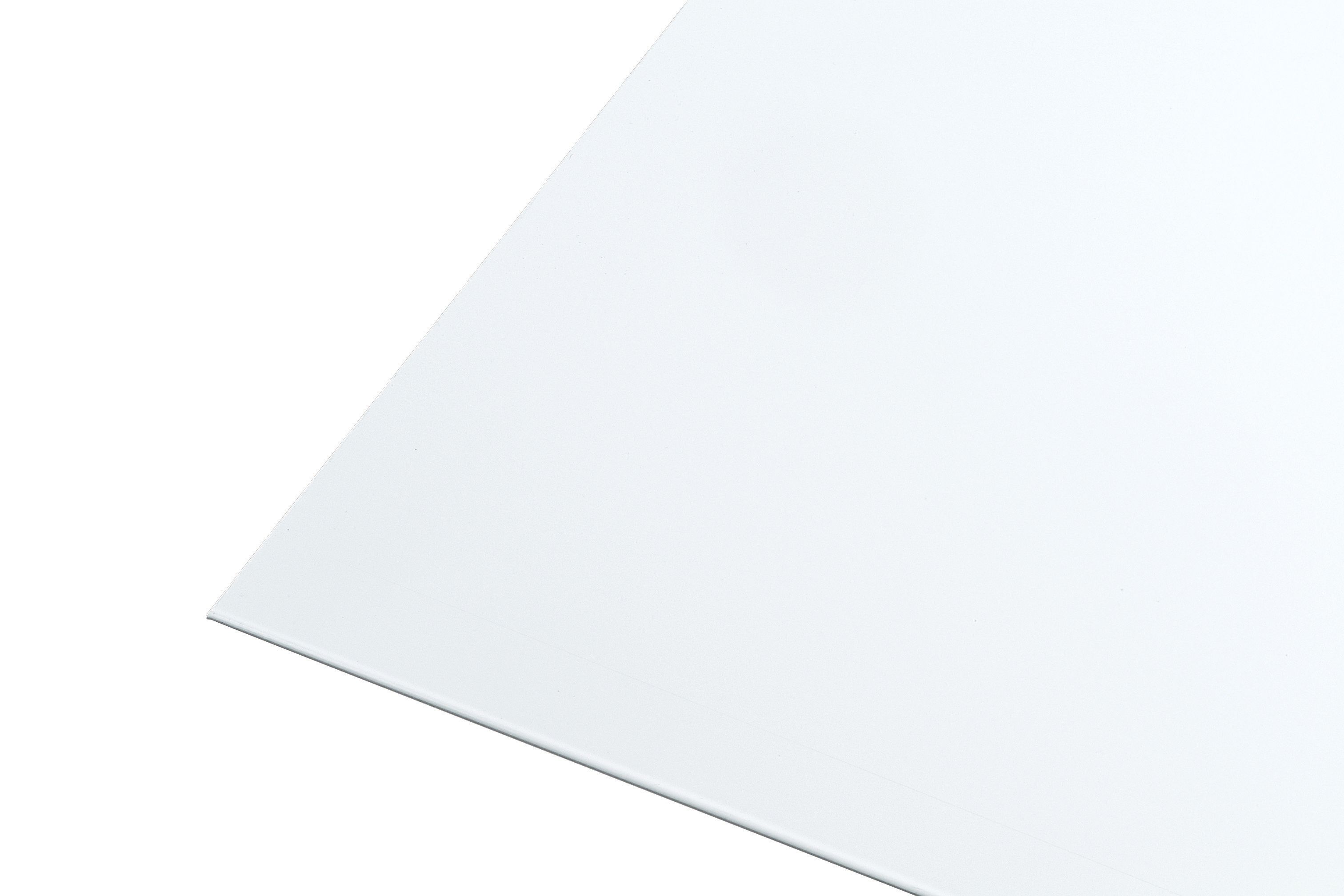 Image of Wickes Metal White Powder Coated Aluminium Sheet - 250 x 500mm