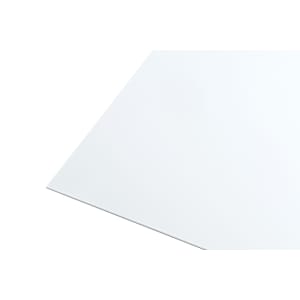 Wickes Metal White Powder Coated Aluminium Sheet - 250 x 500mm