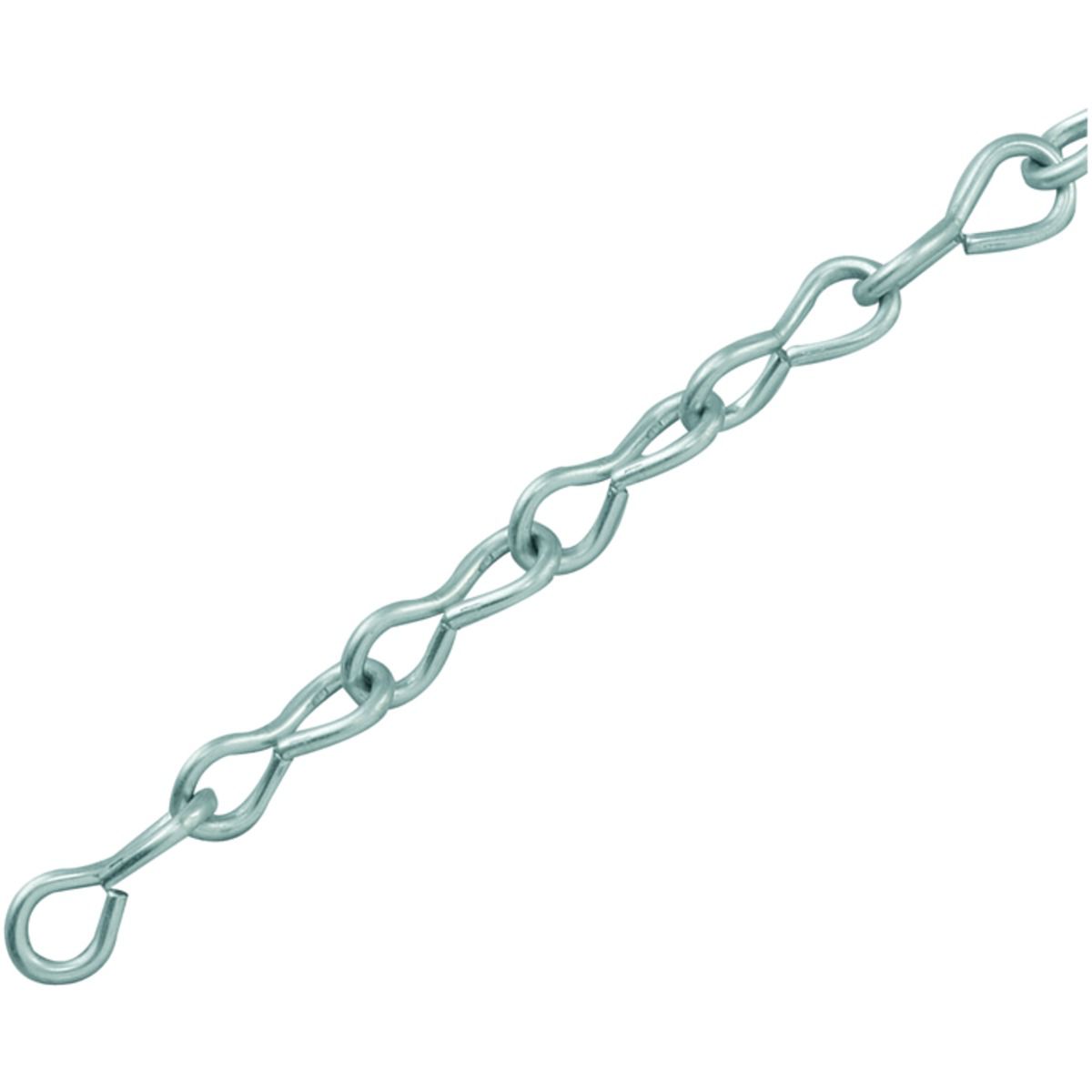 Image of Wickes Galvanised Single Jack Chain - 2mm x 2m