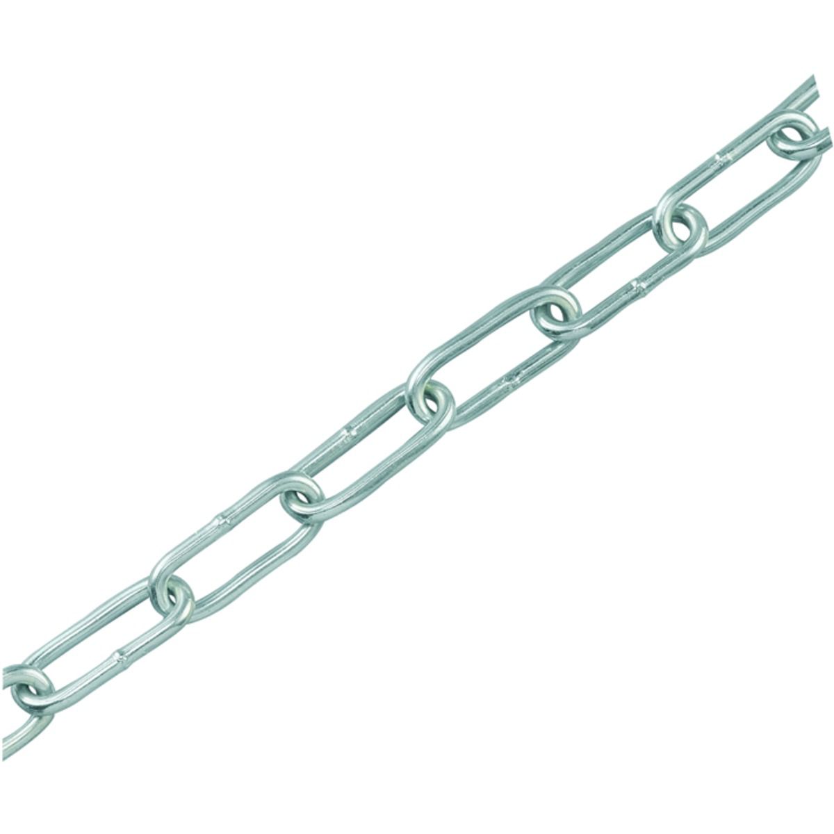 Wickes Zinc Plated Steel Welded Chain - 4 x 32 x 2000mm