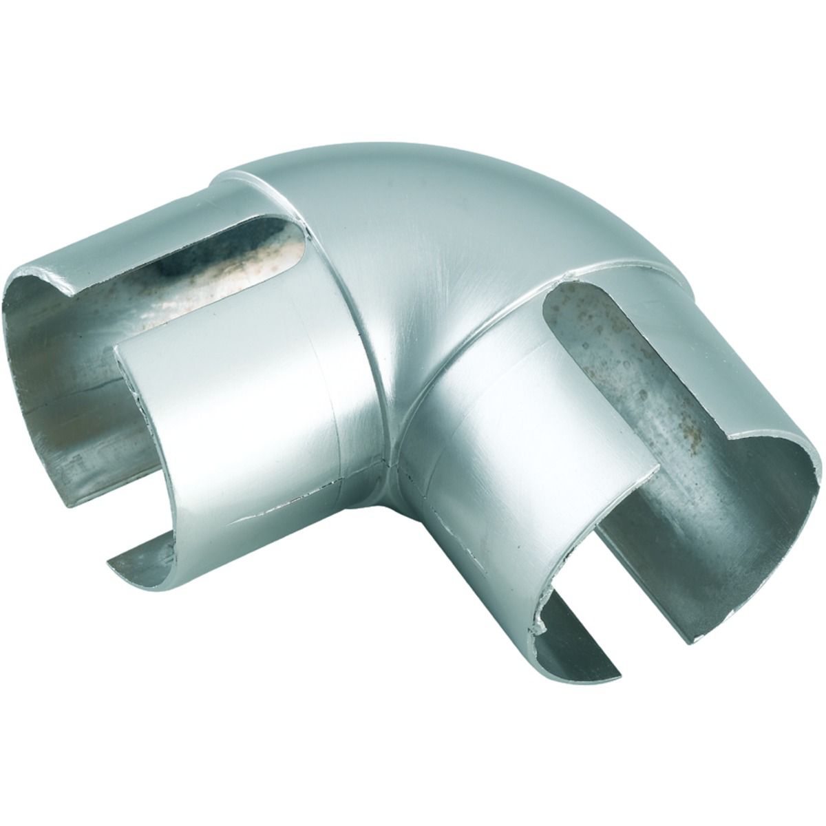 Wickes Handrail 90° Elbow - Brushed Nickel