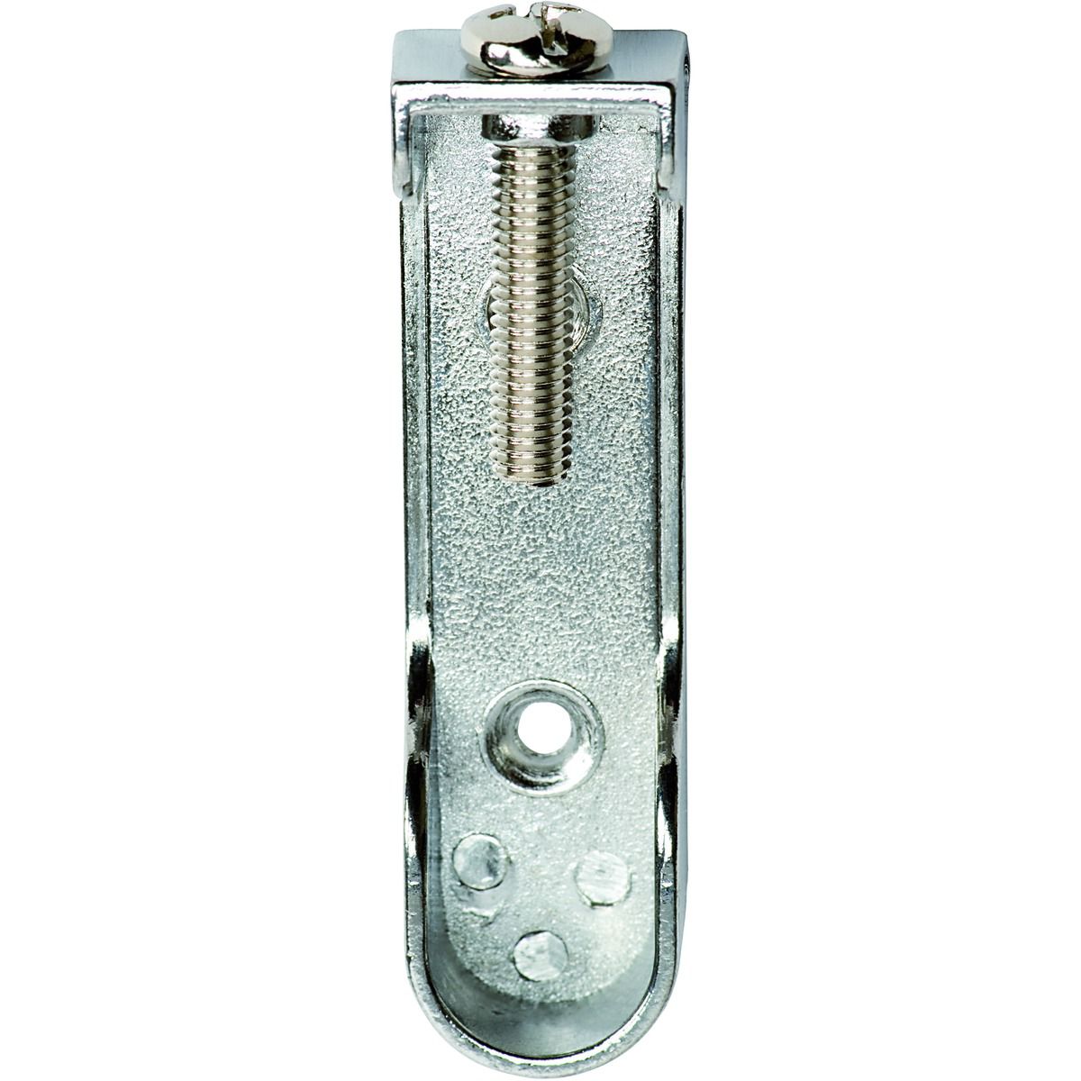 Wickes Interior Wardrobe Rail Oval Face Top Socket - 15mm Chrome Pack of 2
