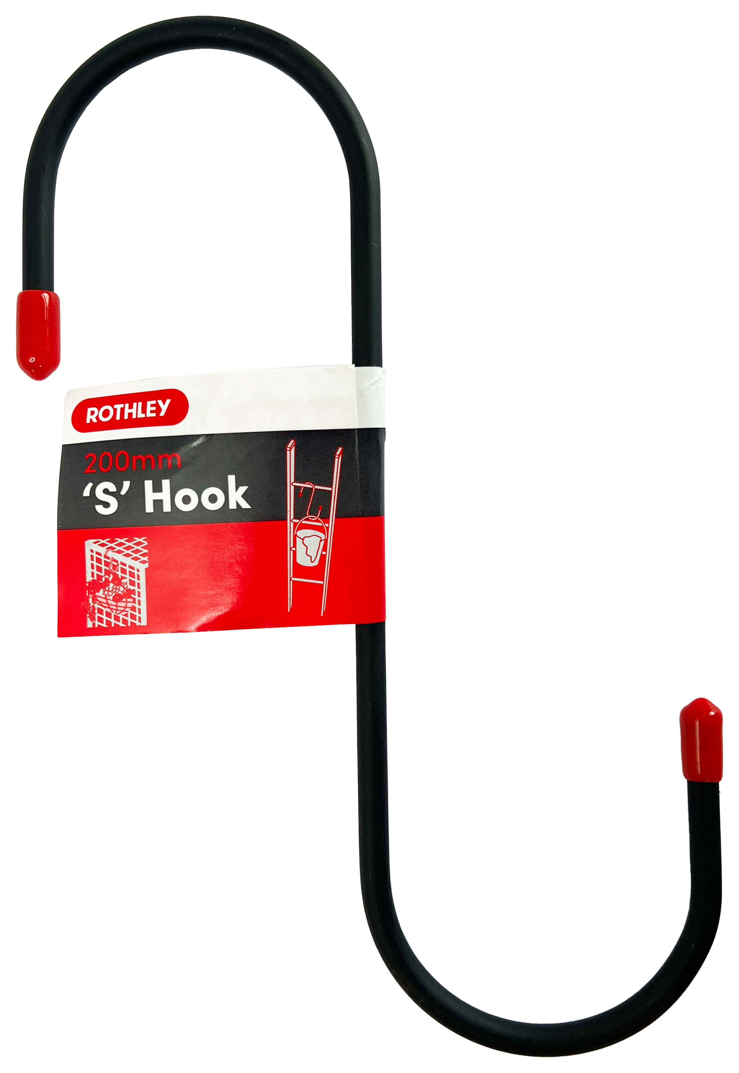 Wickes Zinc Plated S Hooks - 4mm - Pack 5