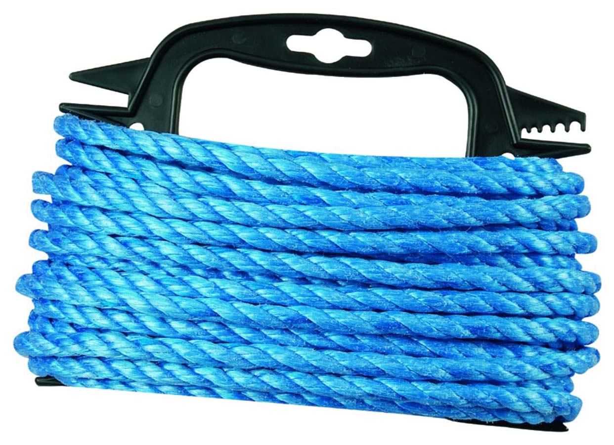 Image of Wickes Blue 8mm Multi-Purpose Polypropylene Rope - 15m