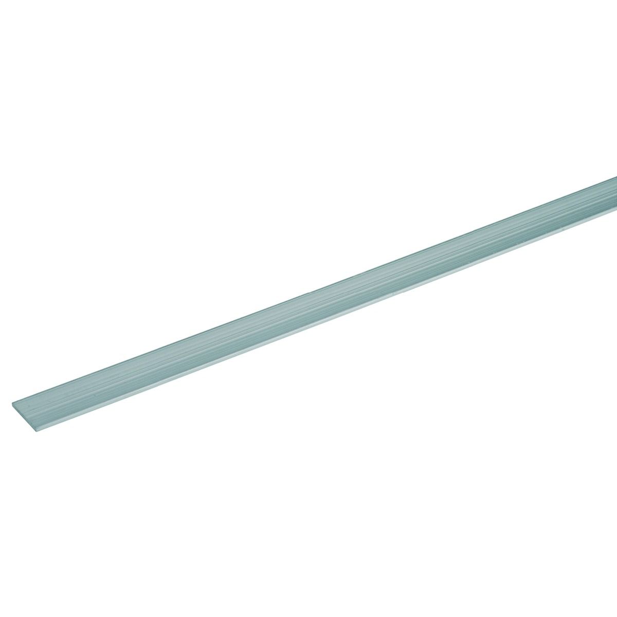 Wickes 23.5mm Multi-Purpose Flat Bar - Aluminium 2.5m