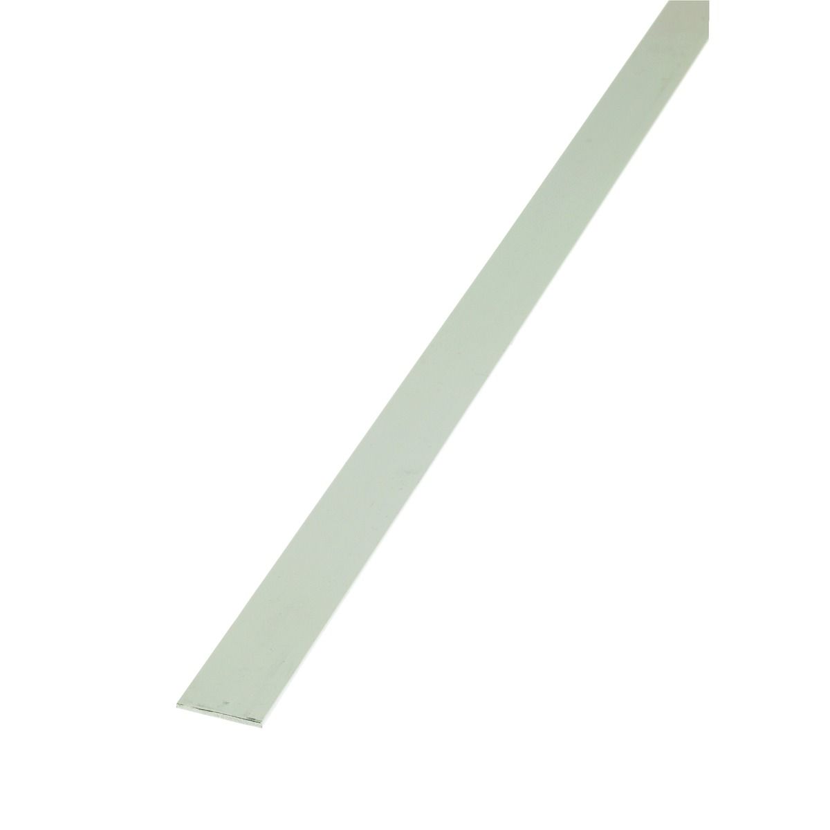 Image of Wickes 15.5mm Multi-Purpose Flat Bar - White PVCu 1m