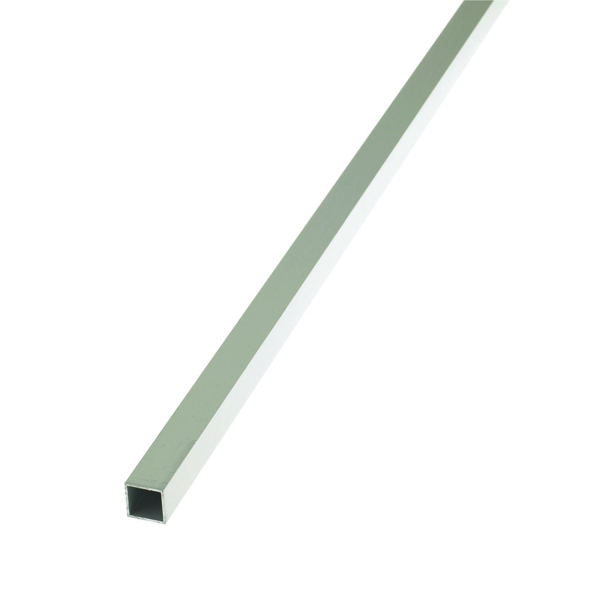 Image of Wickes 25mm Multi-Purpose Square Tube - Anodised Aluminium 1m