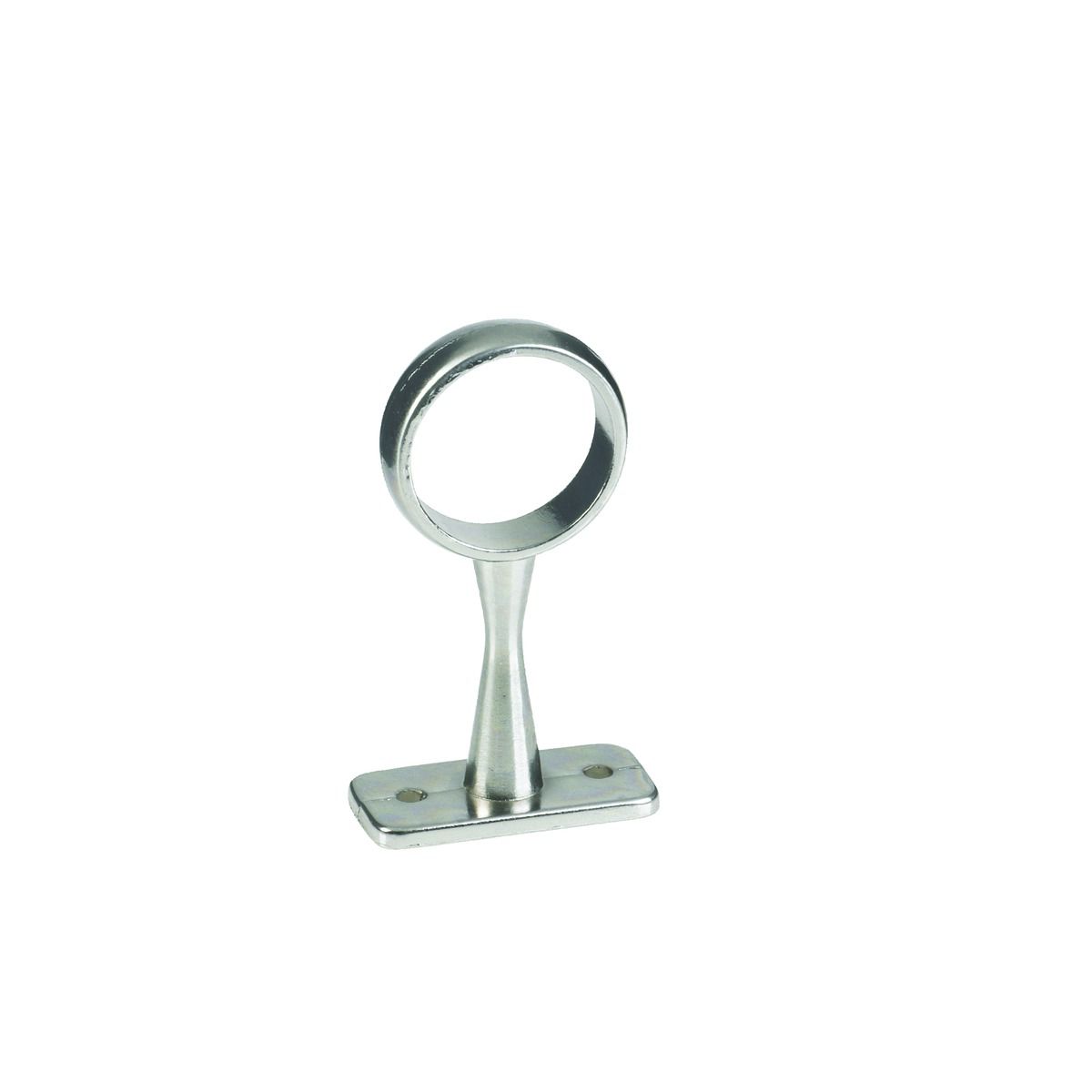 Image of Wickes Centre Rail Bracket - 25mm Brushed Nickel