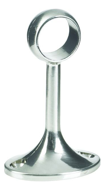 Wickes Interior Decorative Centre Rail Bracket - 19mm Brushed Nickel
