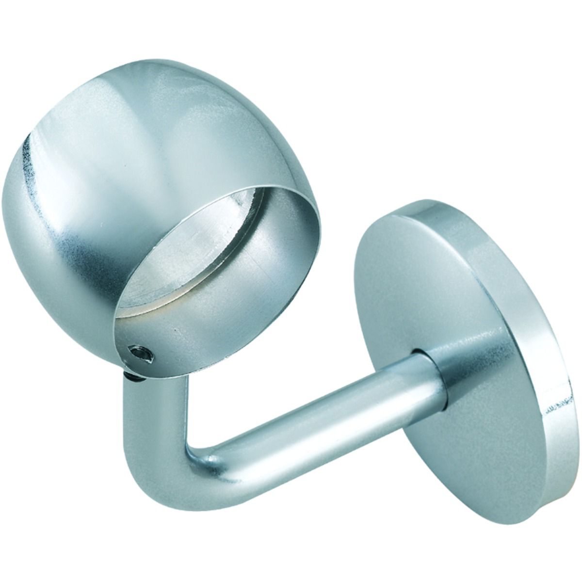 Image of Rothley Handrail Connecting Wall Bracket - Chrome
