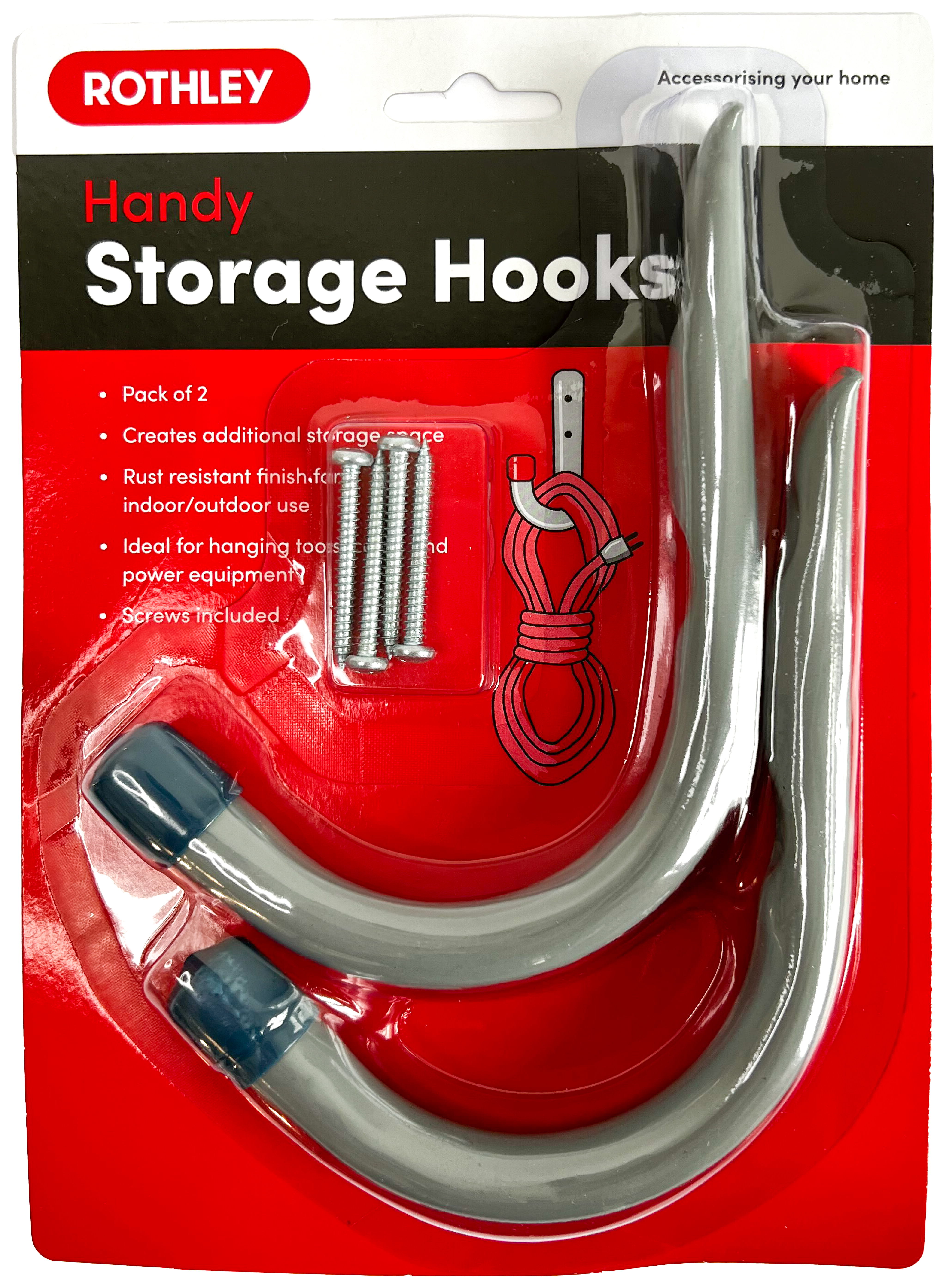 Rothley Handy Storage Hooks 2 Pack
