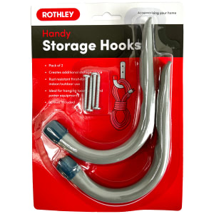 Wickes Handy Storage Hooks - Pack of 2
