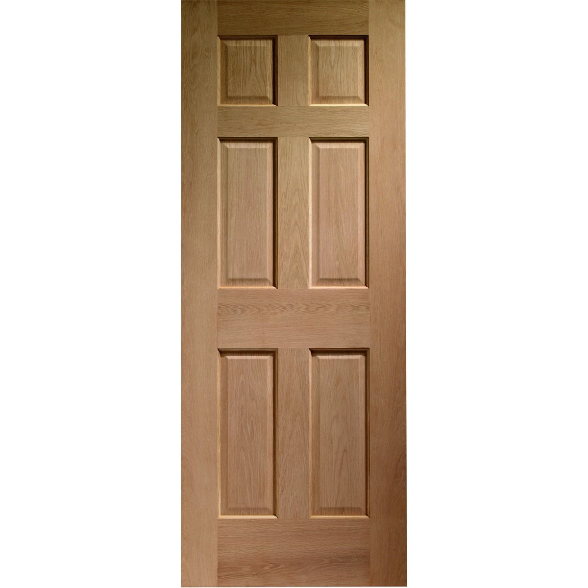 Image of Wickes Colonial External 6 Panel Oak Door - 1981 x 762mm