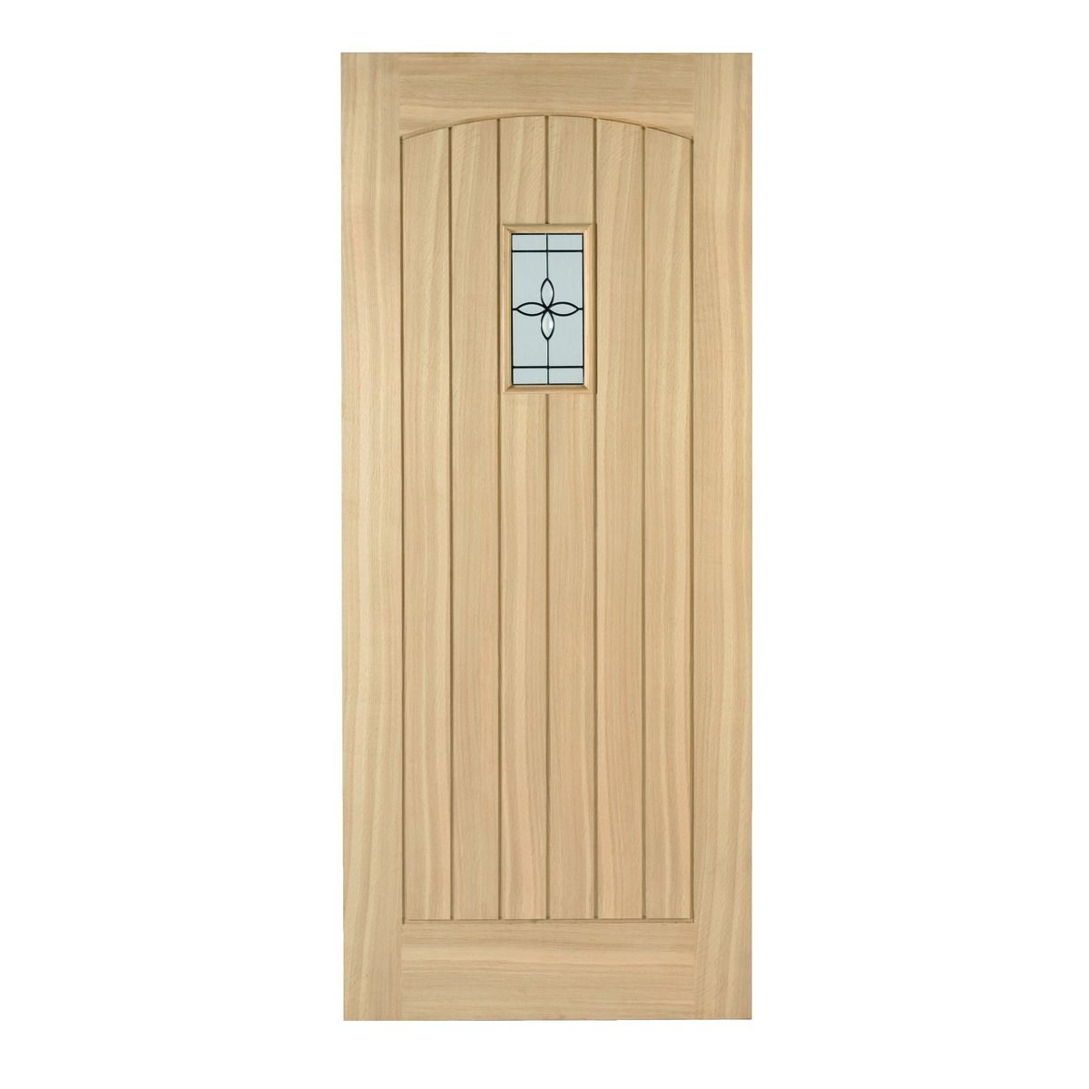 Wickes Croft External Cottage Oak Door Glazed