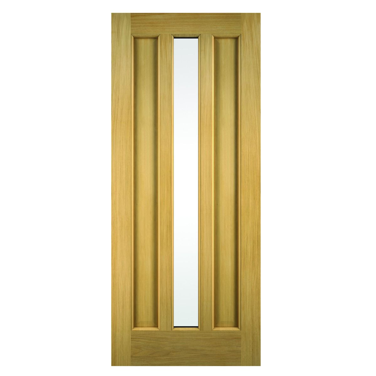 Wickes York External Oak Door Glazed