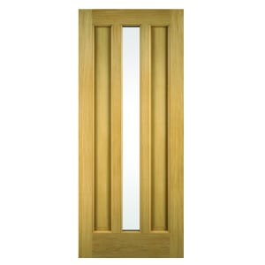 Image of Wickes York External Glazed Oak Door - 2032 x 813mm