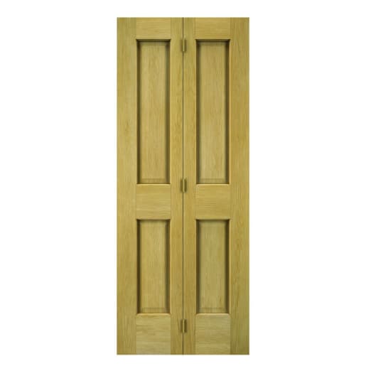Wickes Cobham Oak 4 Panel Internal Bi-fold Door