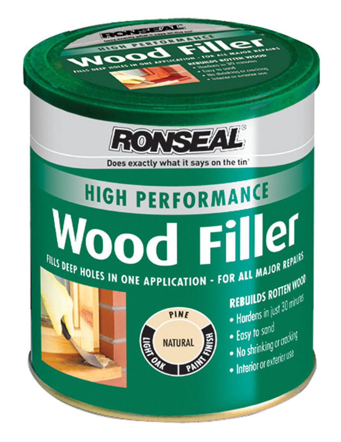 Ronseal High Performance Wood Filler - Natural 1kg