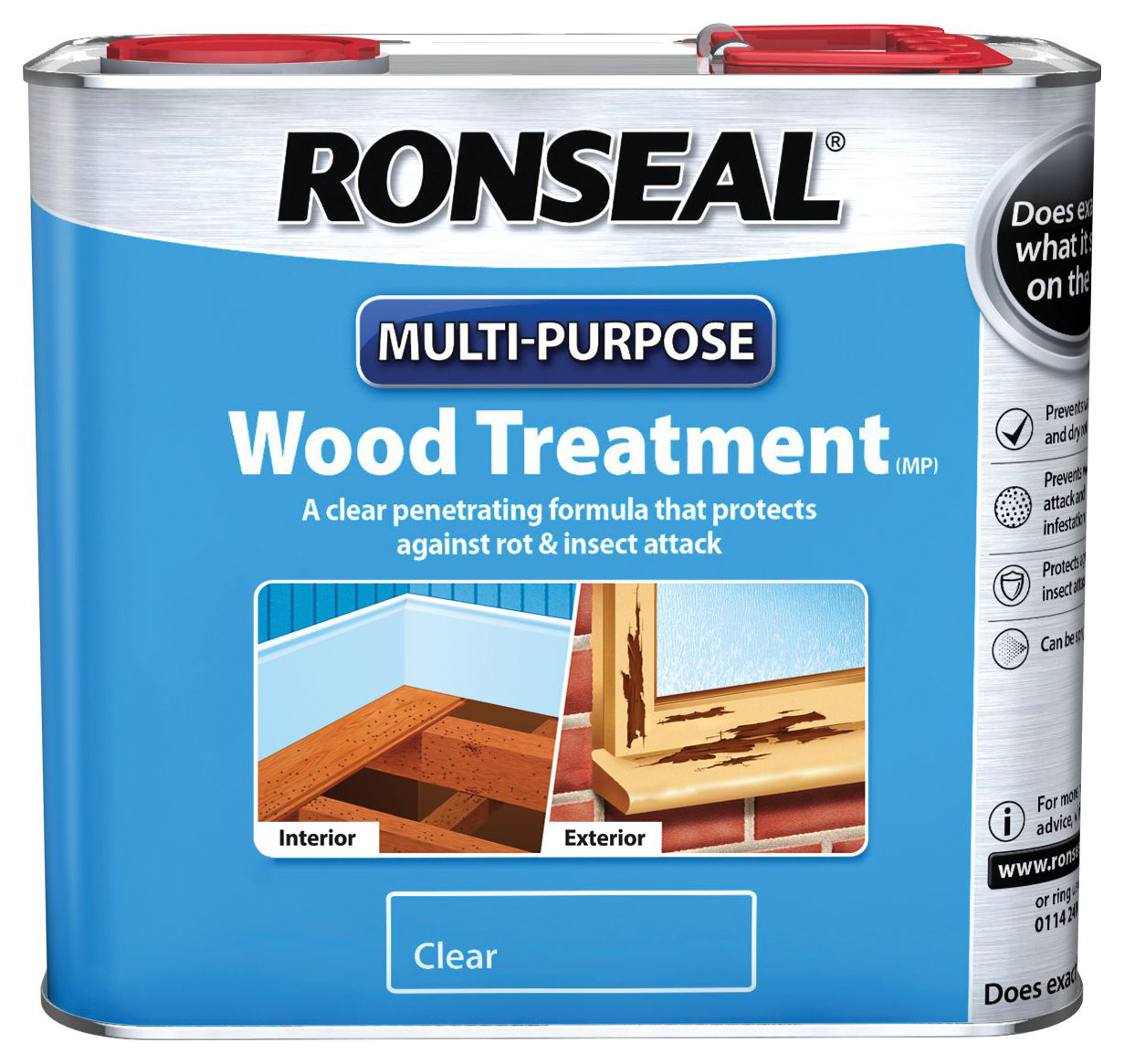 Ronseal Multi-Purpose Wood Treatment - 2.5L