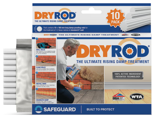 Dryrod Damp Proof Course Rods - 180mm Pack