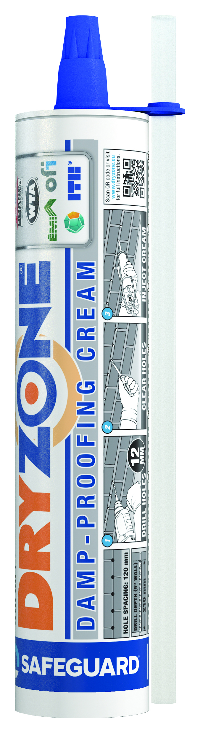 Image of Dryzone Damp Proof Course Cream - 310ml