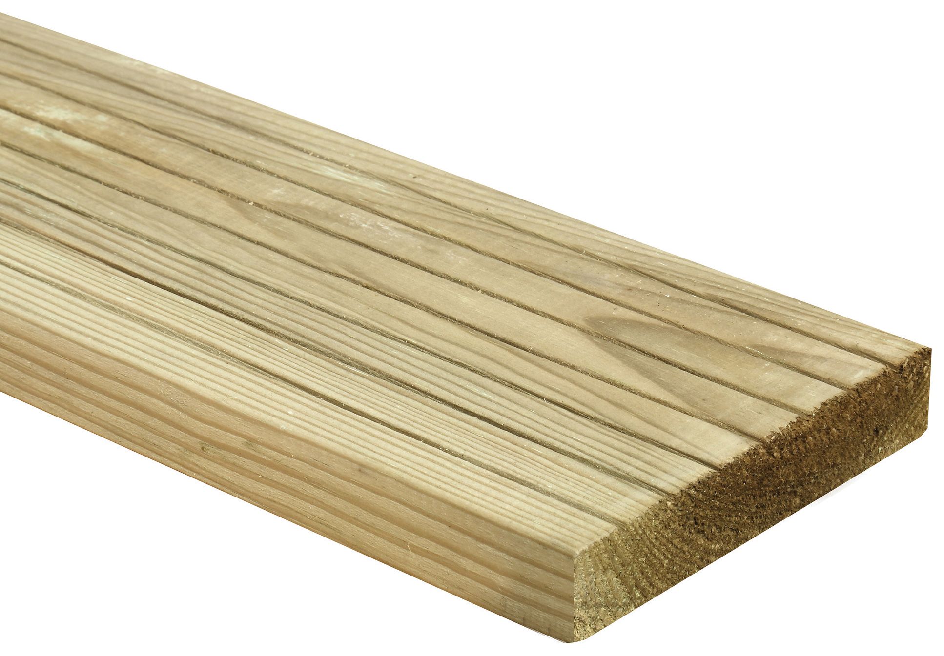 Image of Wickes Natural Pine Deck Board - 25 x 120 x 1800mm