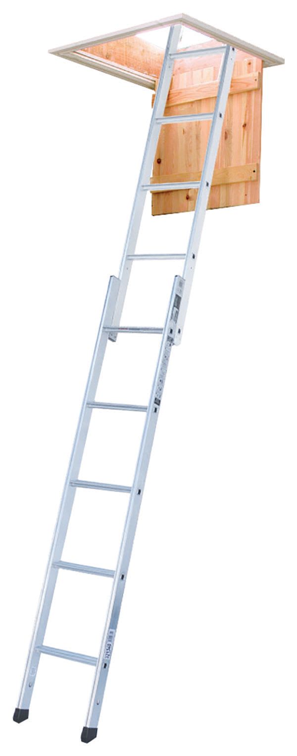 Werner Spacemaker 2 Section Aluminium Loft Ladder