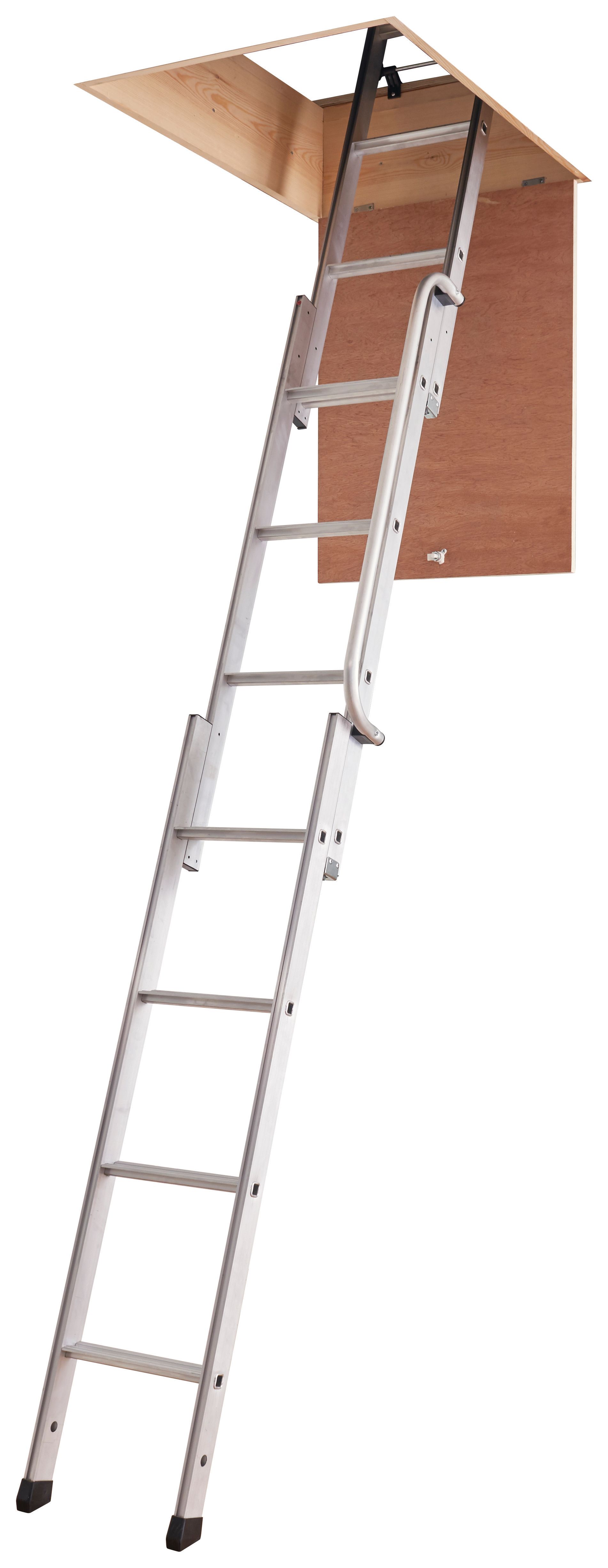 Werner Easiway 3 Section Aluminium Loft Ladder