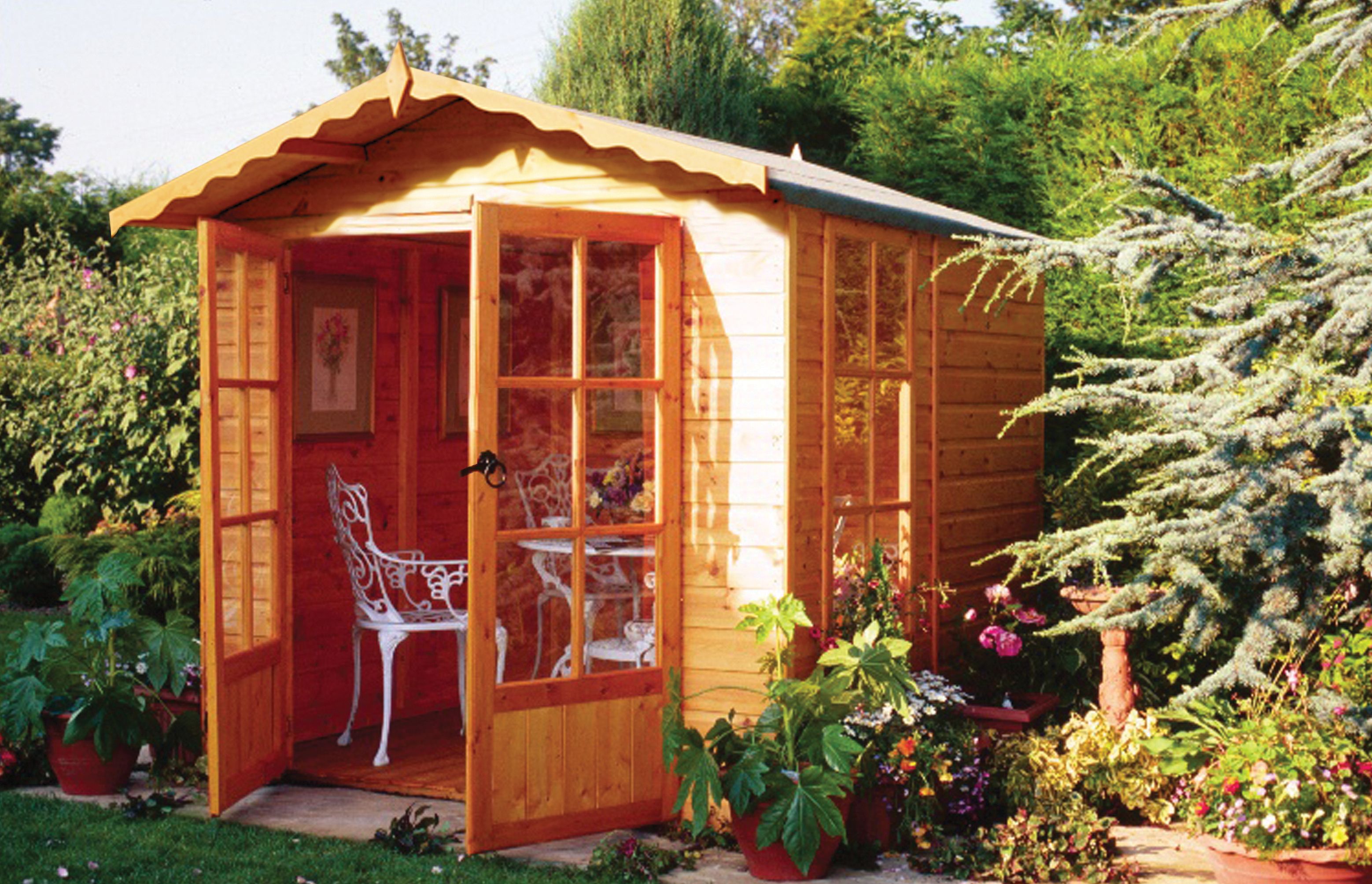 Shire Buckingham 7 x 7ft Traditional Apex Summer House