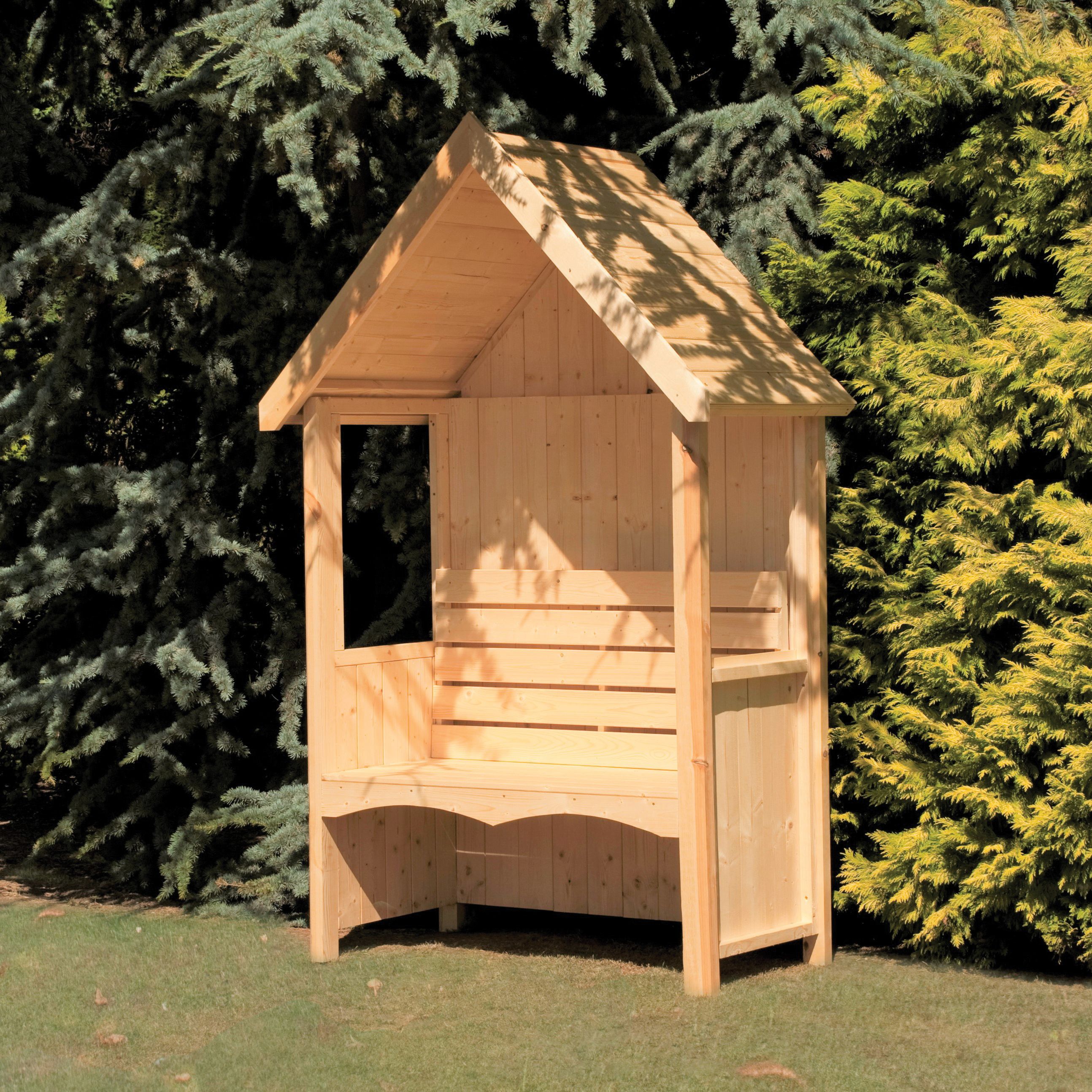 Image of Wickes Forget Me Not Garden Arbour - 1250 x 670mm