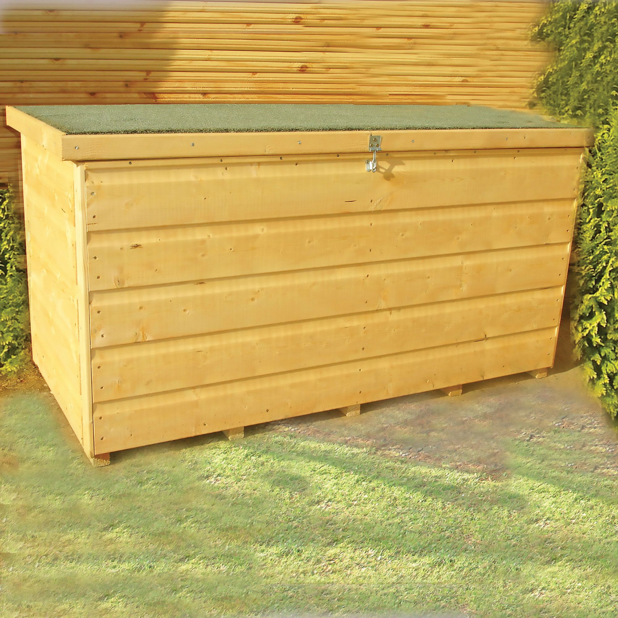 Image of Shire 4 x 2ft Shiplap Timber Storage Box