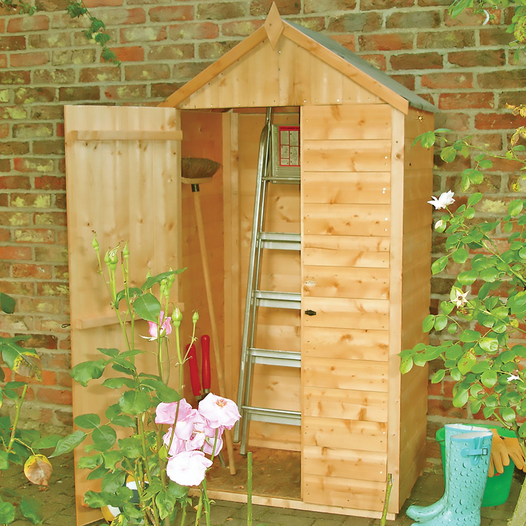 Image of Shire 3 x 2ft Shiplap Timber Tool Store Shed