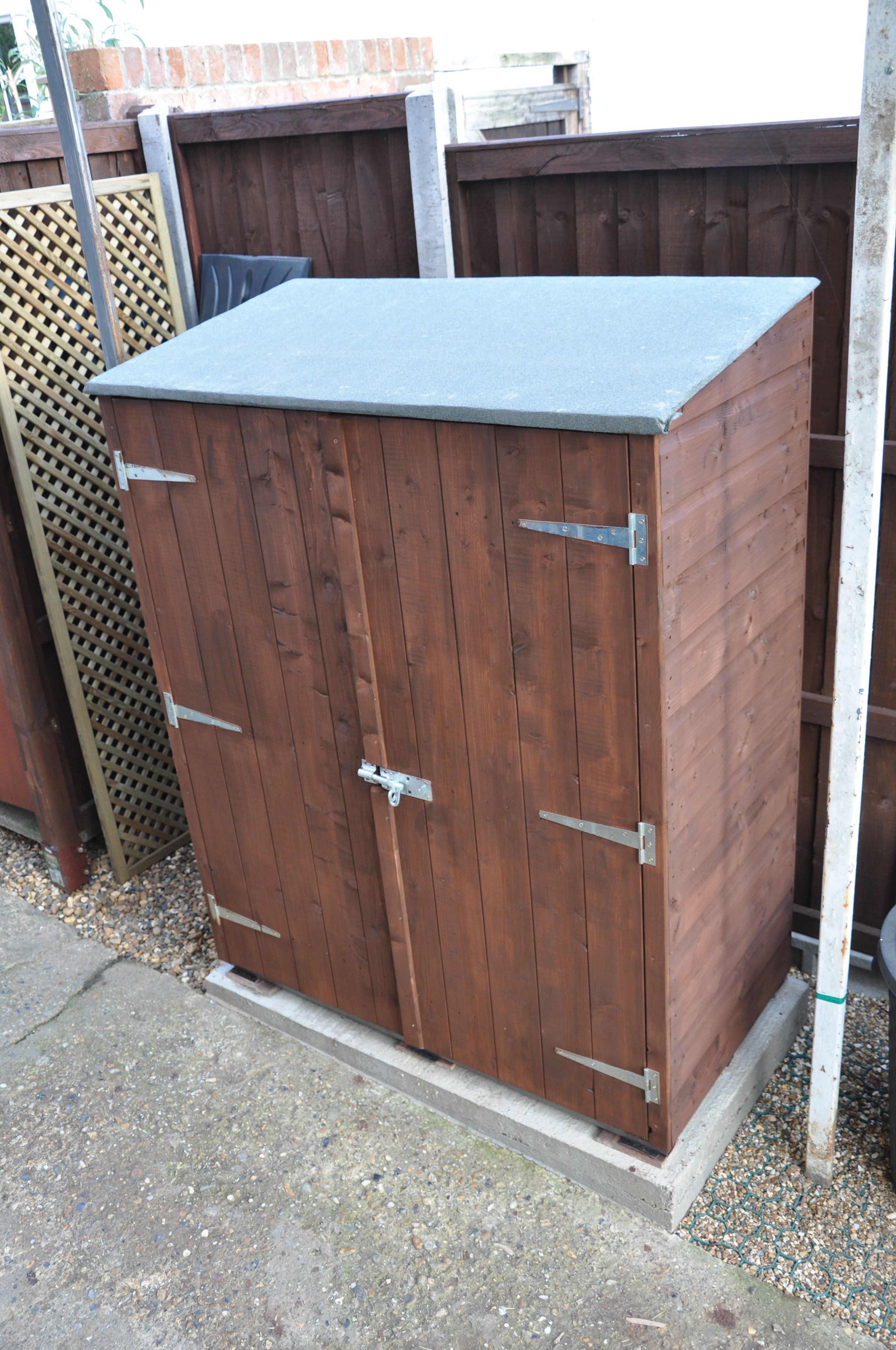 Shire Shiplap Timber Garden Store Shed - 4 x 2ft