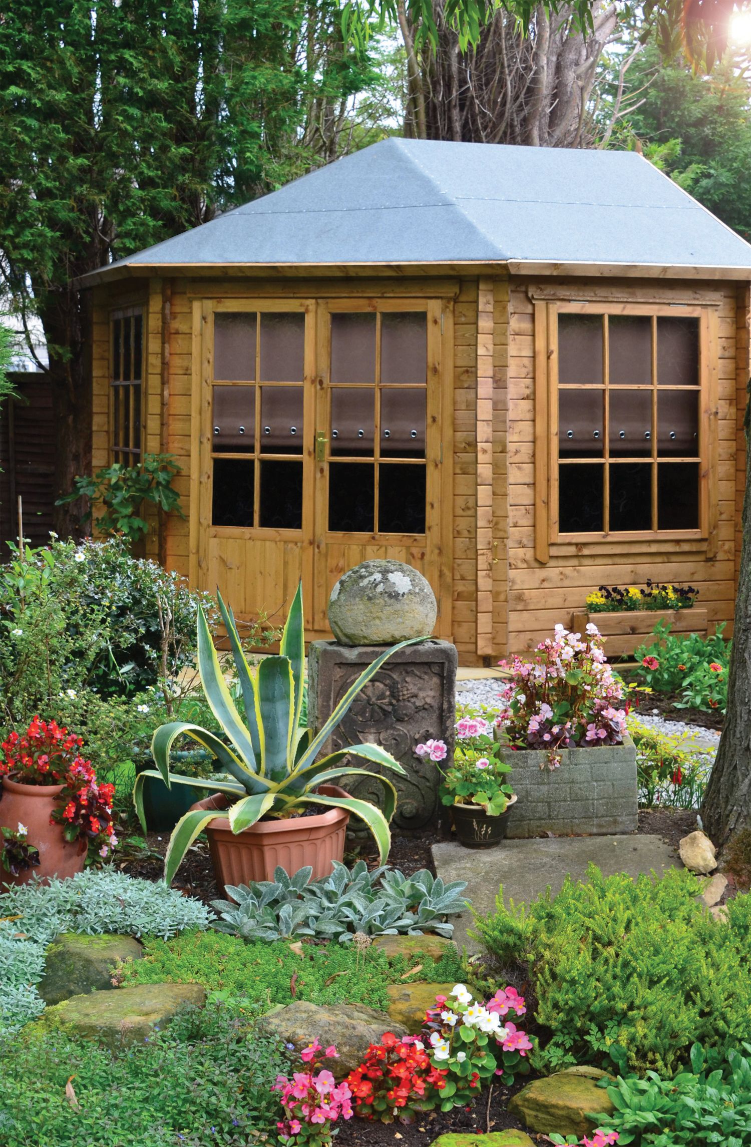 Shire Ardcastle 10 x 10ft Double Door Log Cabin with Assembly