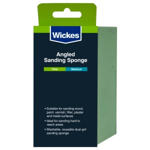 Wickes Angled Sanding Sponge - Fine/Medium