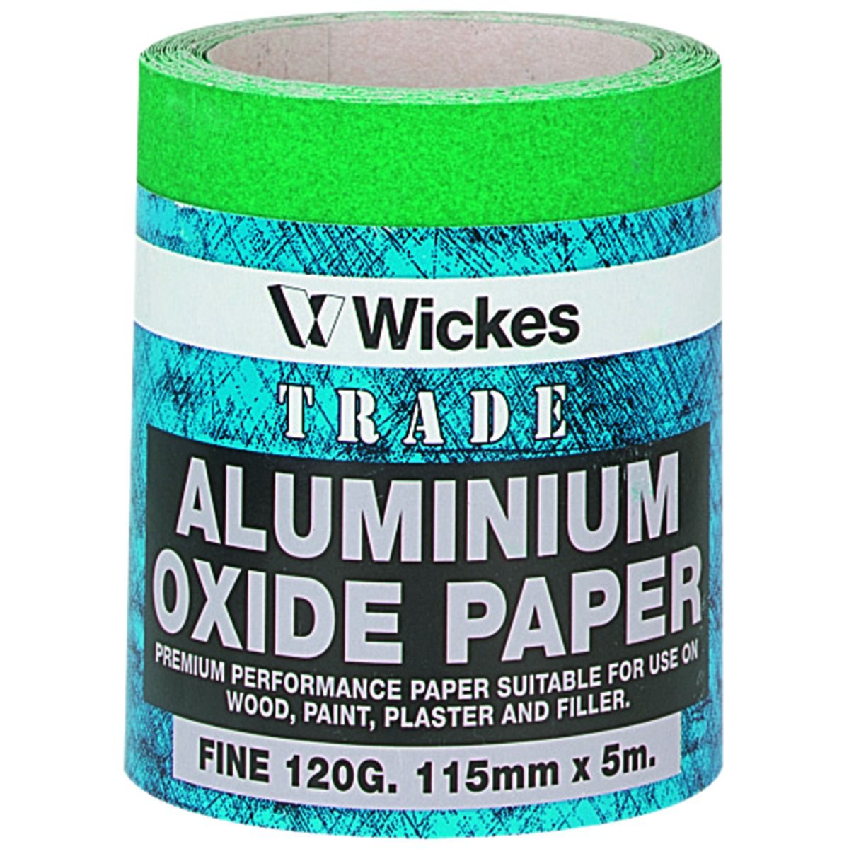 Image of Wickes Aluminium Oxide Fine Sandpaper Roll - 5m