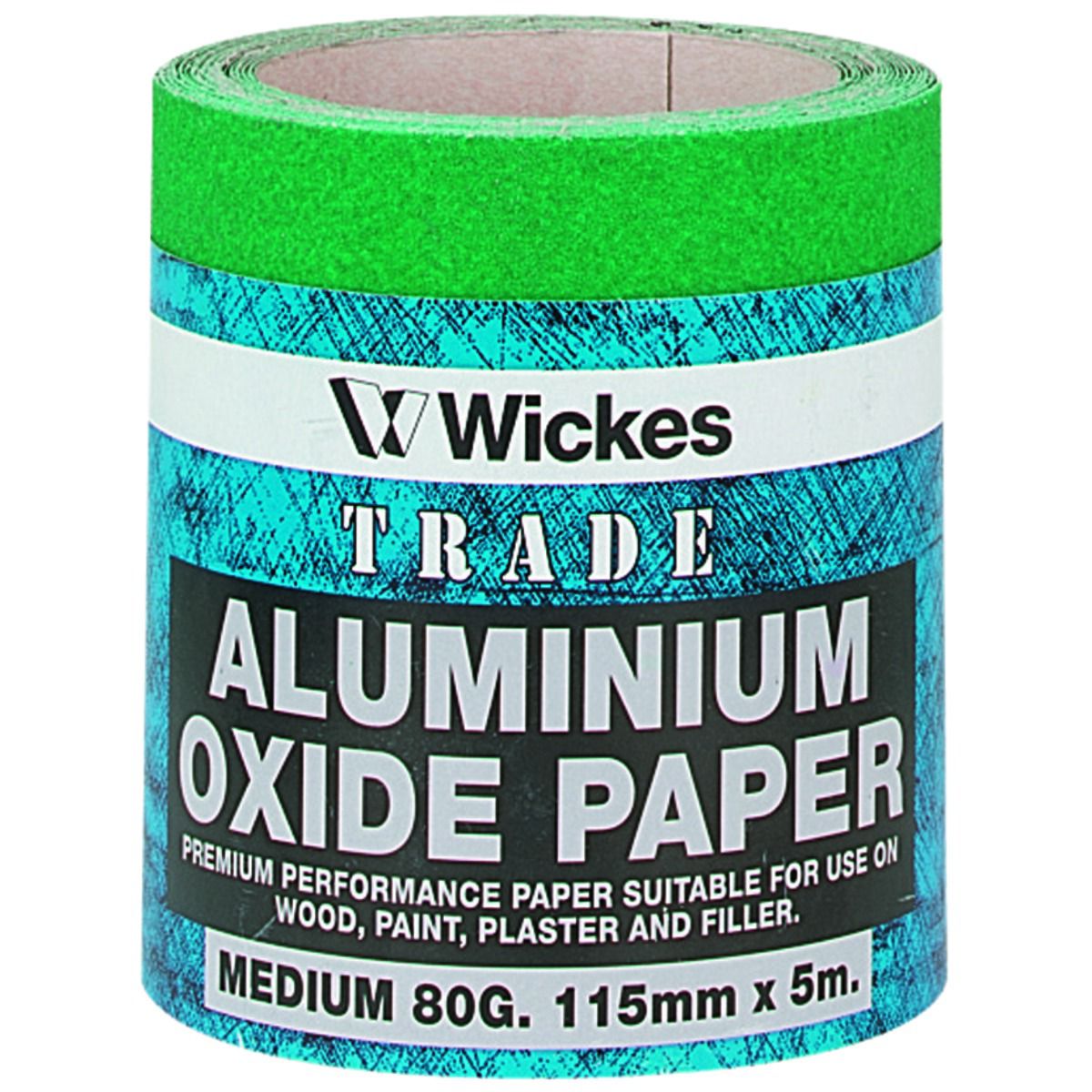 Image of Wickes Aluminium Oxide Medium Sandpaper Roll - 5m