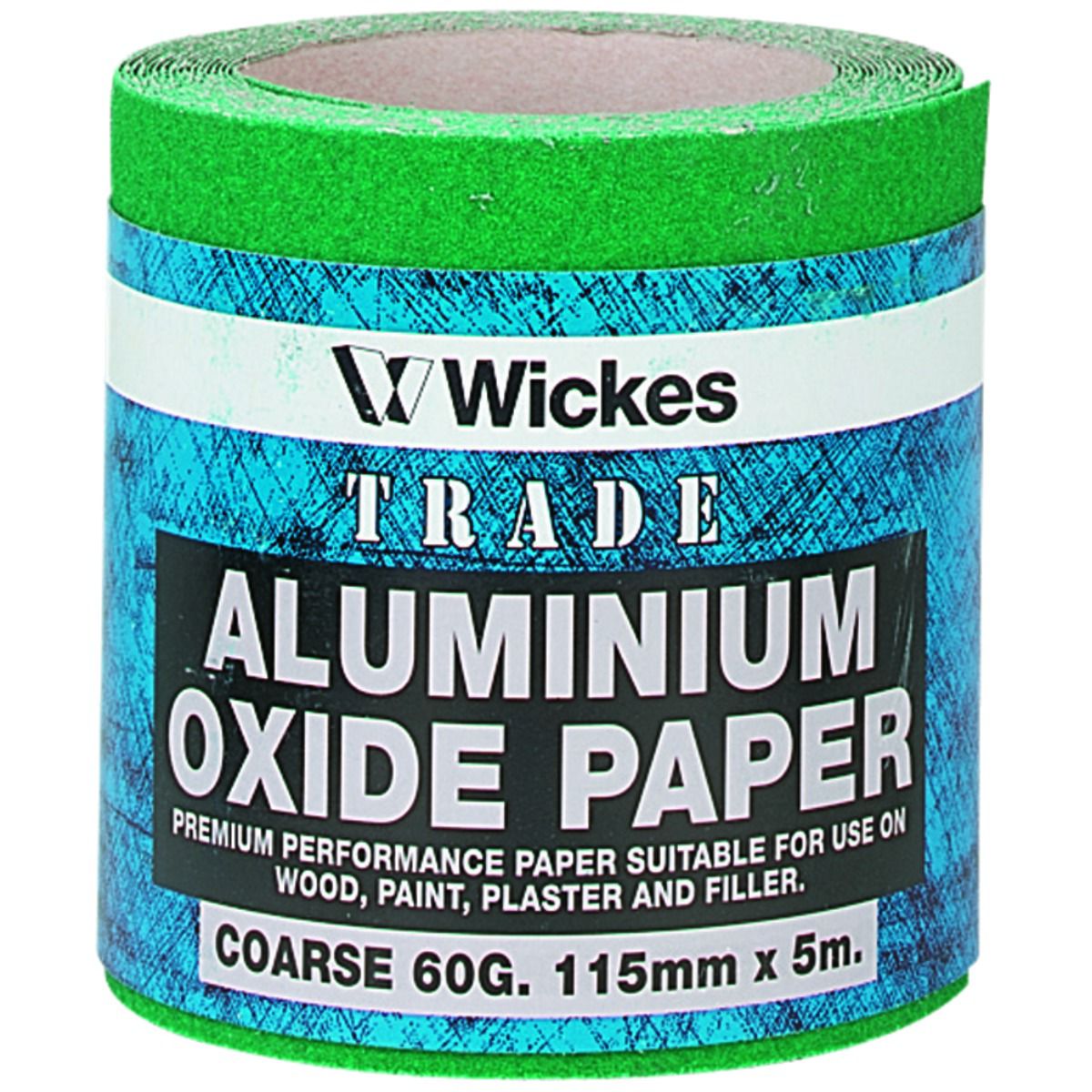 Image of Wickes Aluminium Oxide Coarse Sandpaper Roll - 5m