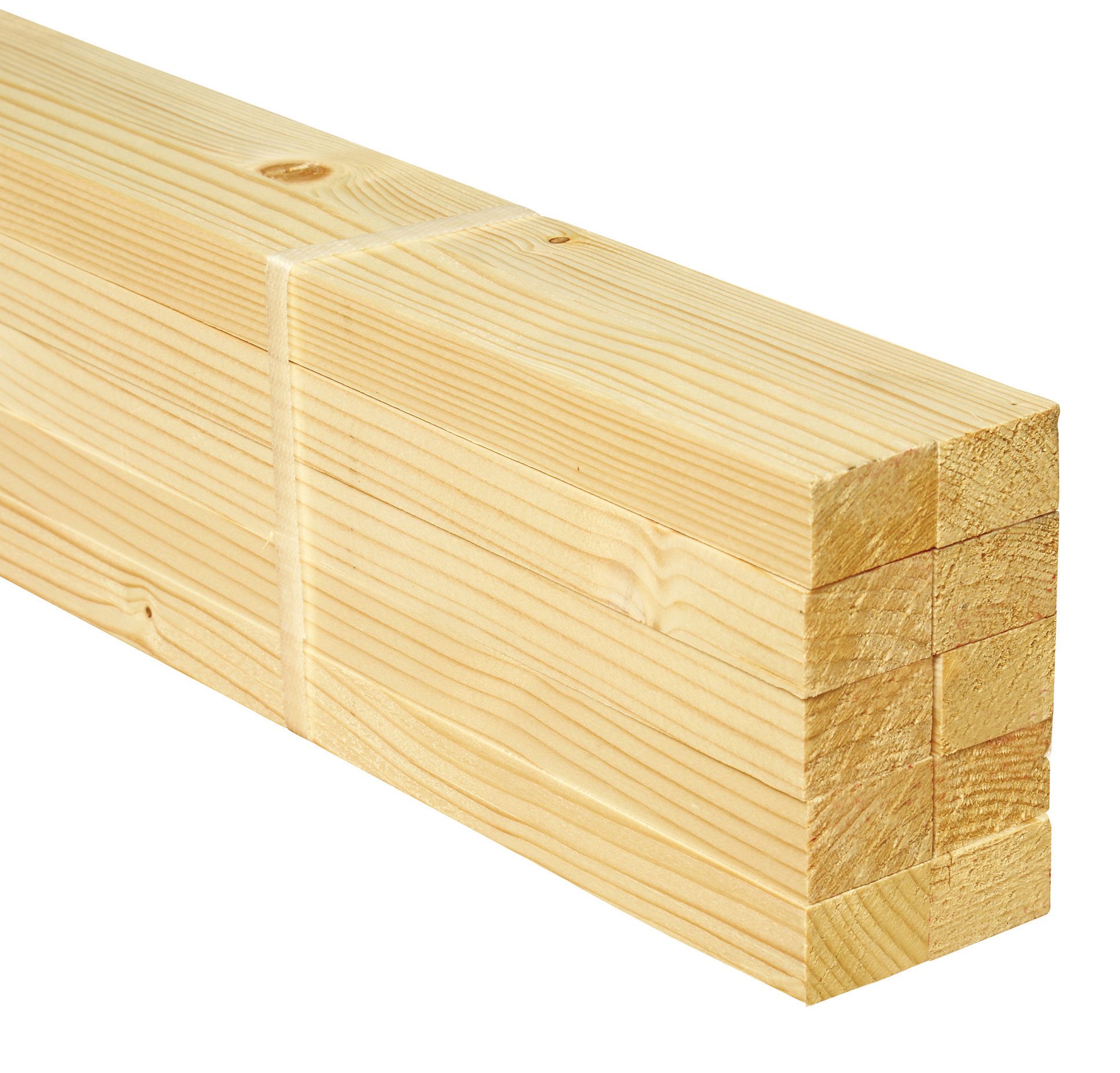 Image of Wickes Whitewood PSE Timber - 18 x 28 x 2400mm - Pack of 10