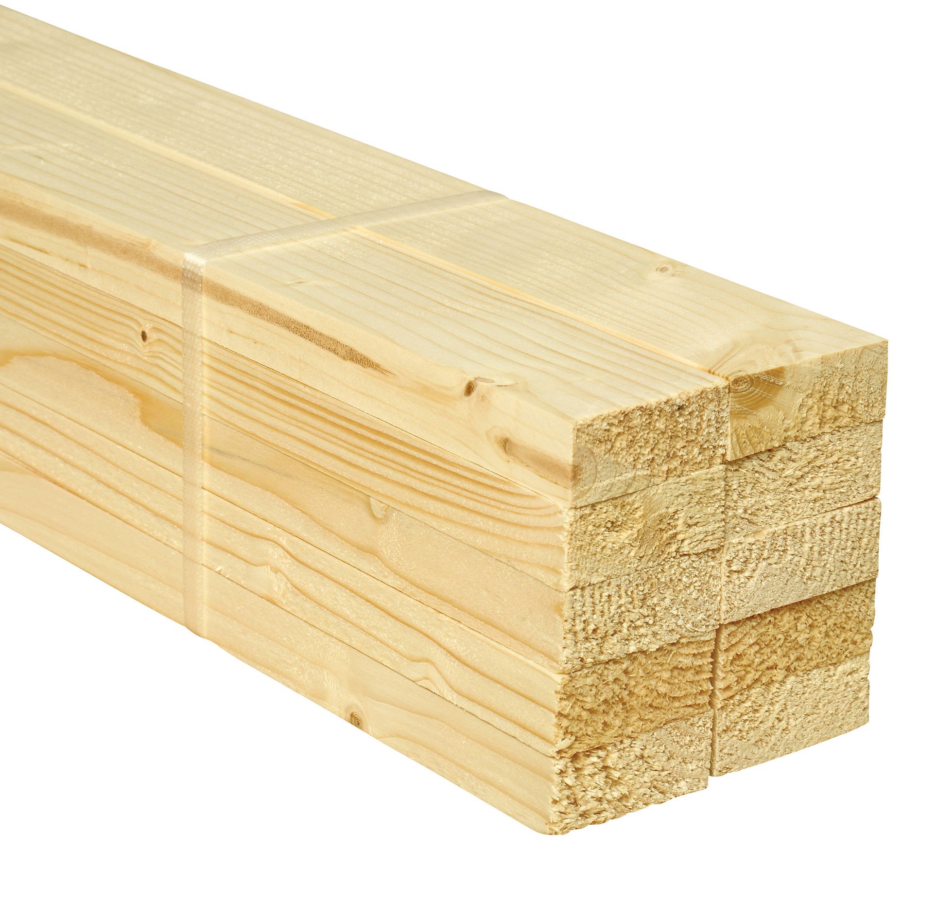 Image of Wickes Whitewood PSE Timber - 18 x 44 x 2400mm - Pack of 10