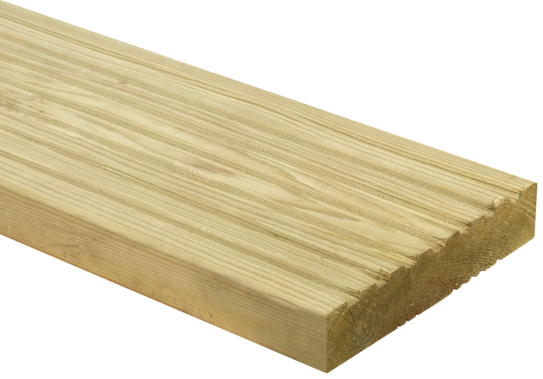 Wickes Premium Natural Pine Deck Board - 28 x 140 x 2400mm