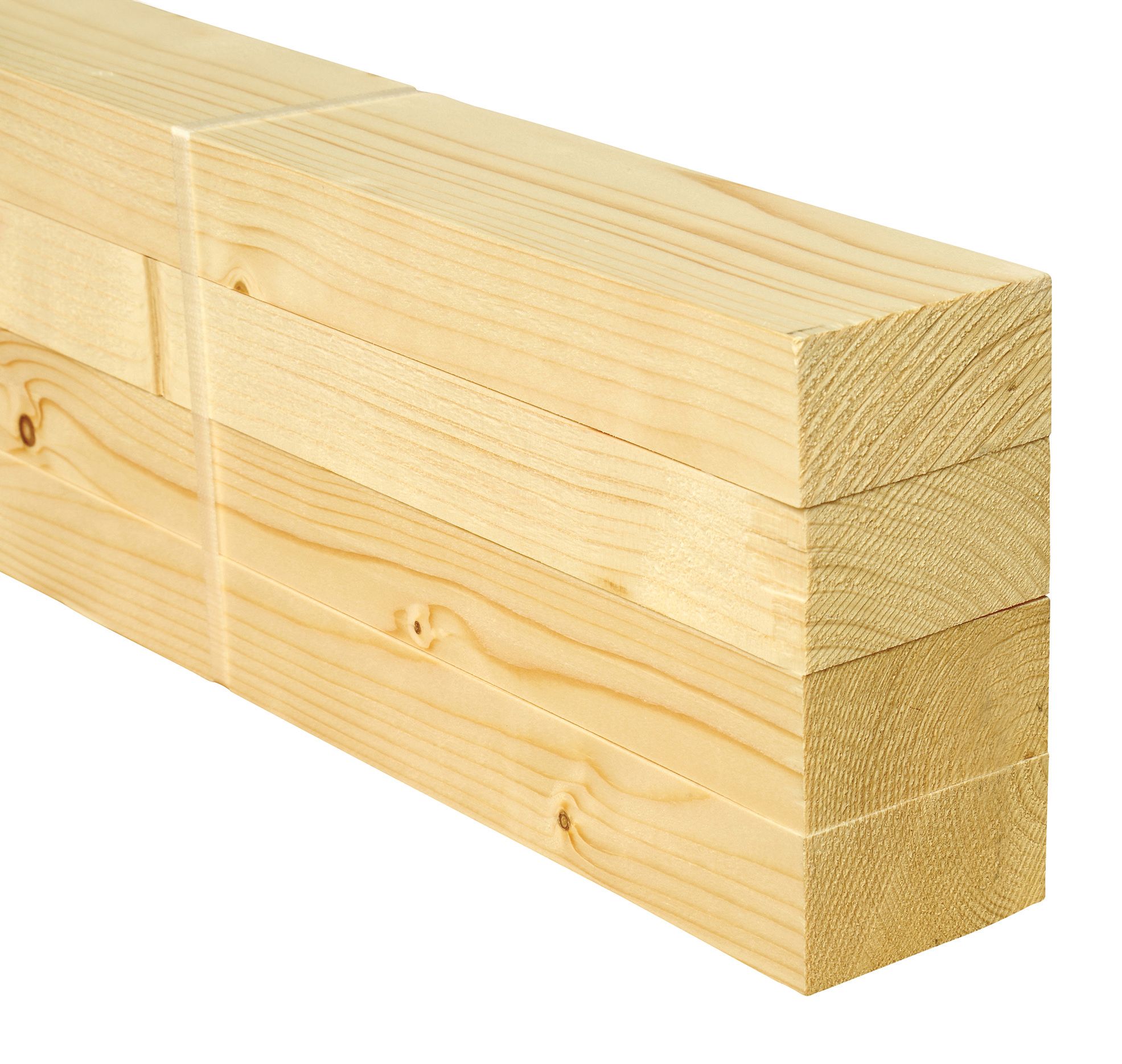 Image of Wickes Whitewood PSE Timber - 34 x 69 x 2400mm - Pack of 4