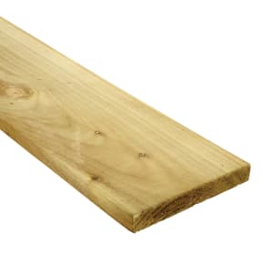 Wickes Treated Timber Gravel Board - 19mm x 150mm x 2.4m