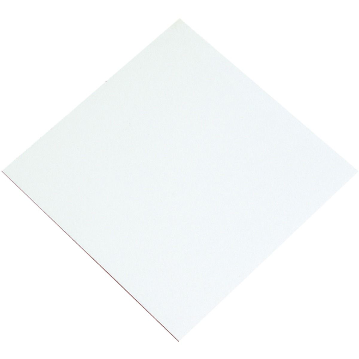 General Purpose White Faced Hardboard Sheet - 3 x 610 x 1220mm
