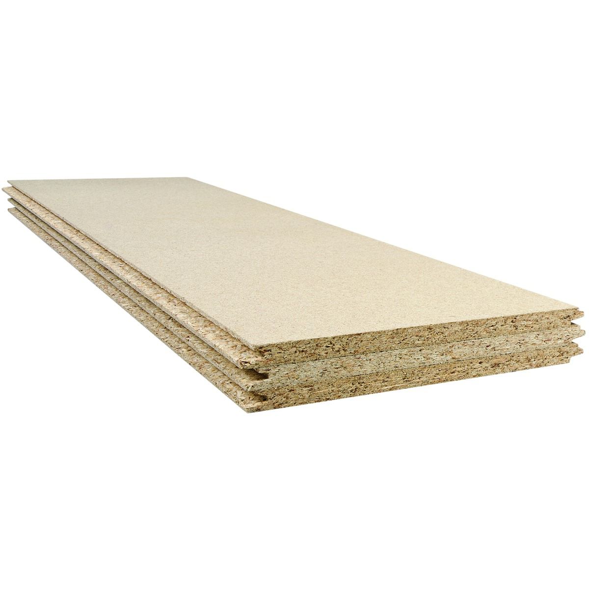 Image of Wickes Tongue and Groove Chipboard Natural Loft Panels - 320x1220mm - Pack of 3