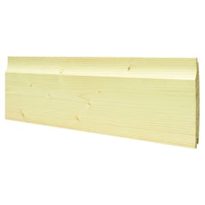 Image of Wickes Softwood Shiplap Cladding - 12mm x 121mm x 1800mm Pack of 5