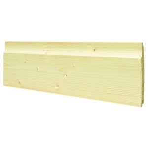 Image of Wickes Softwood Shiplap Cladding - 12mm x 121mm x 2400mm Pack of 5