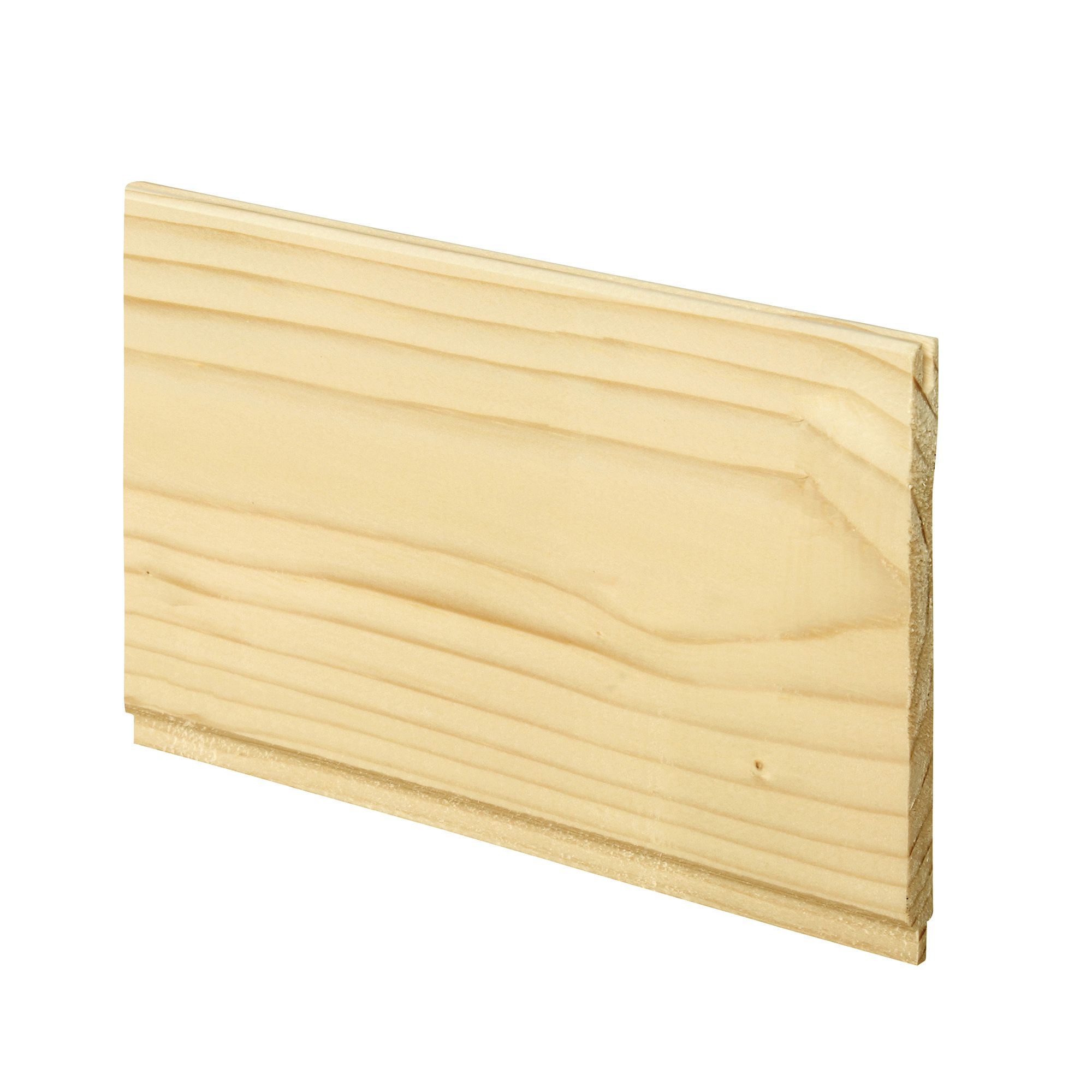 Wickes V-jointed Traditional Softwood Cladding - 8 x 94 x 1800mm - Pack of 5