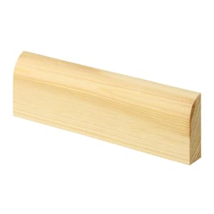 Image of Wickes Bullnose Pine Architrave - 15mm X 45mm X 2.1m Pack Of 5